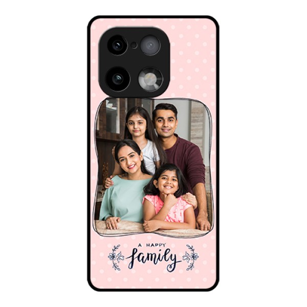 Realme 16 Pro Plus 5G Custom Glass Phone Case - Family With Dots Design