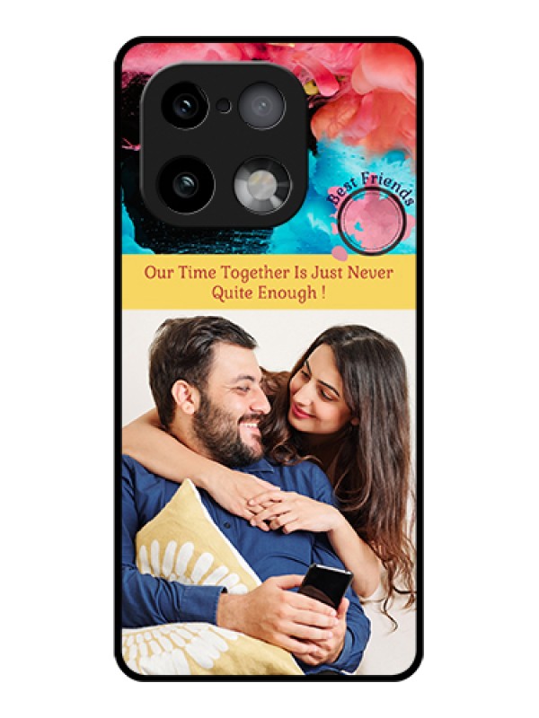 Custom Realme 16 Pro Plus 5G Custom Glass Phone Case - Quote With Acrylic Painting Design