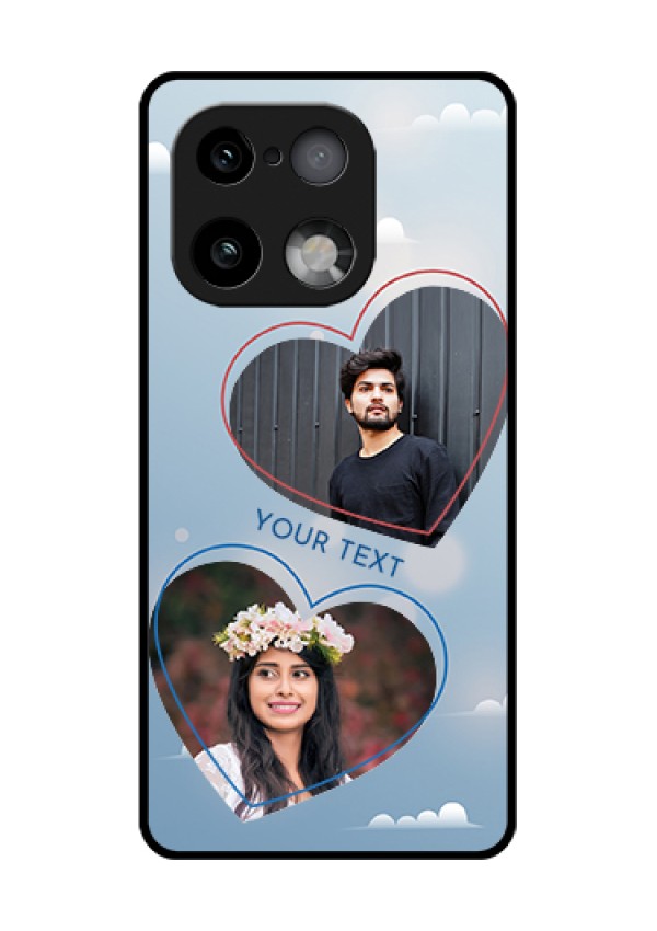 Realme 16 Pro Plus 5G Custom Glass Phone Case - Blue Color Couple Design