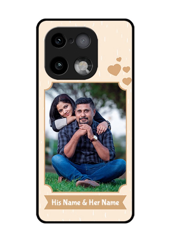Realme 16 Pro Plus 5G Custom Glass Phone Case - With Confetti Love Design