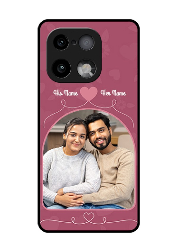 Realme 16 Pro Plus 5G Custom Glass Phone Case - Love Floral Design