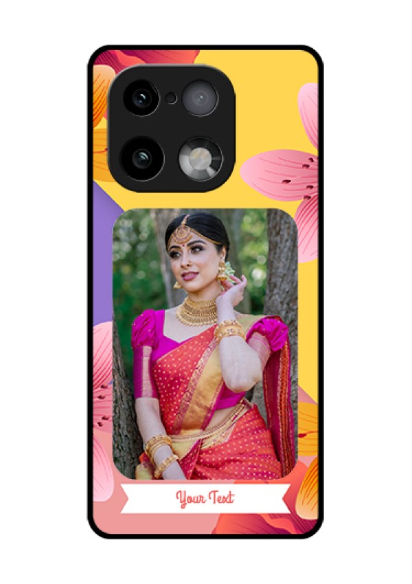 Realme 16 Pro Plus 5G Custom Glass Phone Case - 3 Image With Vintage Floral Design