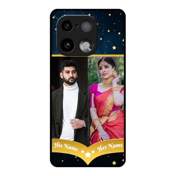 Realme 16 Pro Plus 5G Custom Glass Phone Case - Galaxy Stars Backdrop Design Realme 16 Pro Plus 5G Custom Glass Phone Case - Galaxy Stars Backdrop Design