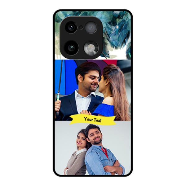 Realme 16 Pro Plus 5G Custom Glass Phone Case - Image With Boho Peacock Feather Design Realme 16 Pro Plus 5G Custom Glass Phone Case - Image With Boho Peacock Feather Design