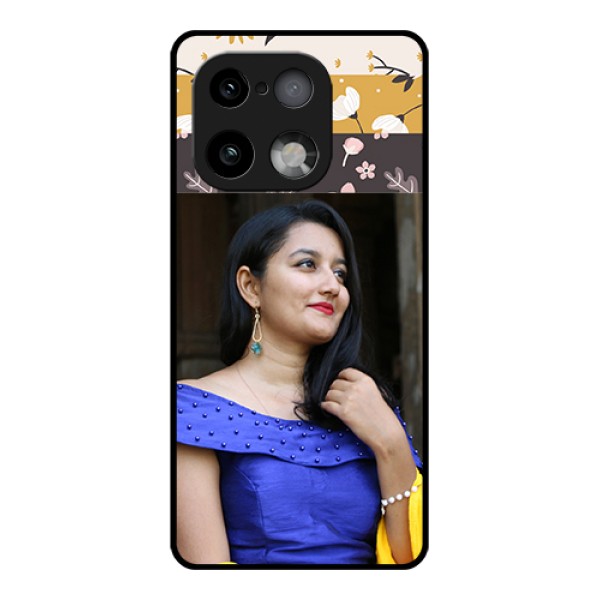 Realme 16 Pro Plus 5G Custom Glass Phone Case - Stylish Floral Design