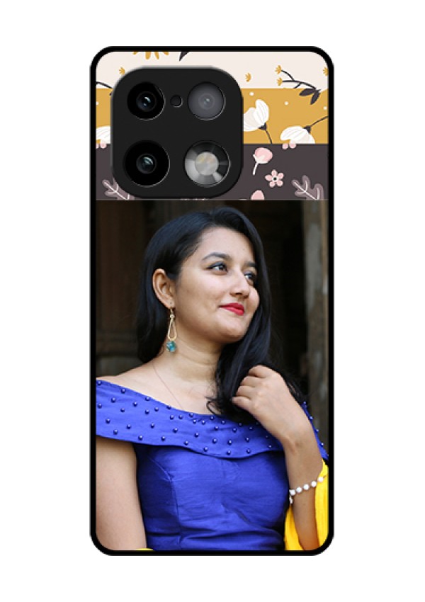 Realme 16 Pro Plus 5G Custom Glass Phone Case - Stylish Floral Design