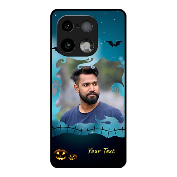 Realme 16 Pro Plus 5G Custom Glass Phone Case - Halloween Frame Design