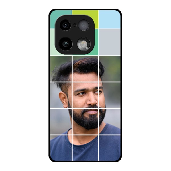Realme 16 Pro Plus 5G Custom Glass Phone Case - With White Box Pattern Realme 16 Pro Plus 5G Custom Glass Phone Case - With White Box Pattern