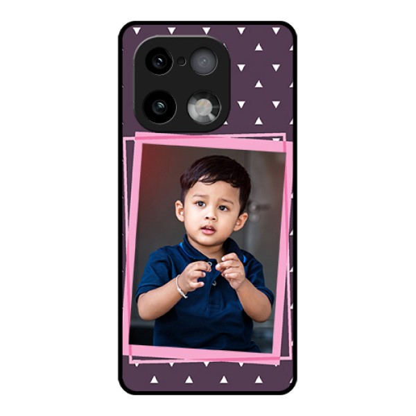 Realme 16 Pro Plus 5G Custom Glass Phone Case - Triangle Pattern Dotted Design Realme 16 Pro Plus 5G Custom Glass Phone Case - Triangle Pattern Dotted Design