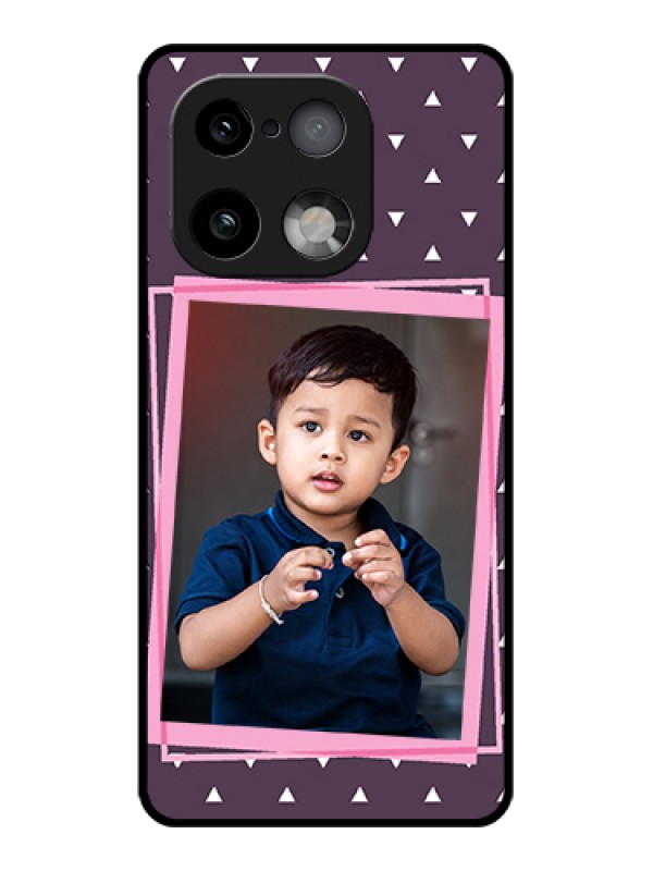 Custom Realme 16 Pro Plus 5G Custom Glass Phone Case - Triangle Pattern Dotted Design