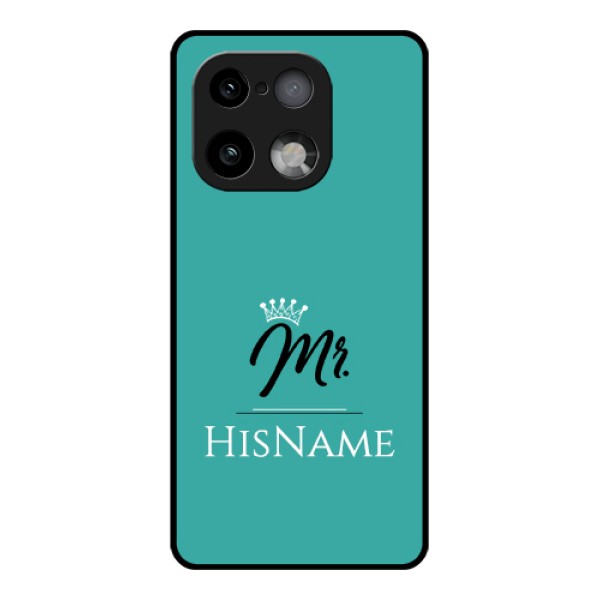 Realme 16 Pro Plus 5G Custom Glass Phone Case - Mr With Name Design