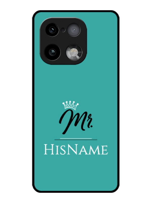 Custom Realme 16 Pro Plus 5G Custom Glass Phone Case - Mr With Name Design