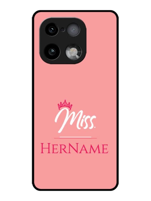Custom Realme 16 Pro Plus 5G Custom Glass Phone Case - Mrs With Name Design