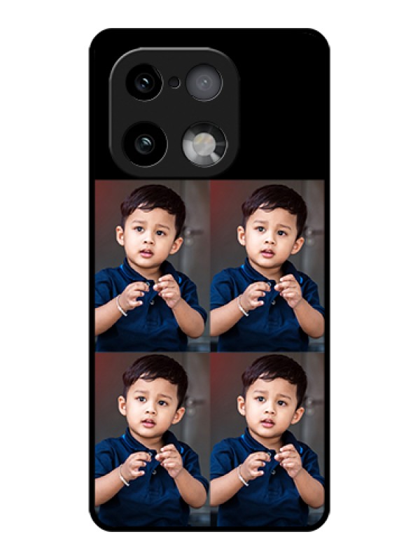 Custom Realme 16 Pro Plus 5G Custom Glass Phone Case - 4 Image Holder Design