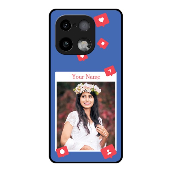 Realme 16 Pro Plus 5G Custom Glass Phone Case - Like Share And Comment Design Realme 16 Pro Plus 5G Custom Glass Phone Case - Like Share And Comment Design