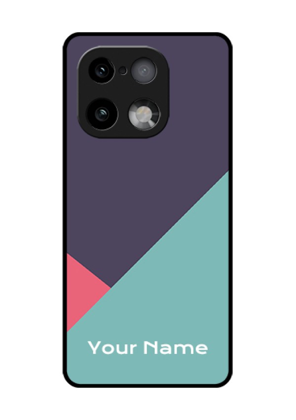 Realme 16 Pro Plus 5G Custom Glass Phone Case - Tri Color Abstract Design