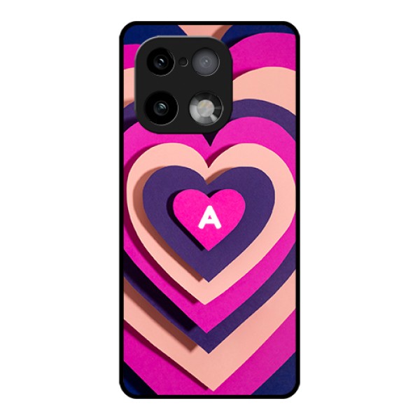Realme 16 Pro Plus 5G Custom Glass Phone Case - Cute Heart Pattern Design Realme 16 Pro Plus 5G Custom Glass Phone Case - Cute Heart Pattern Design