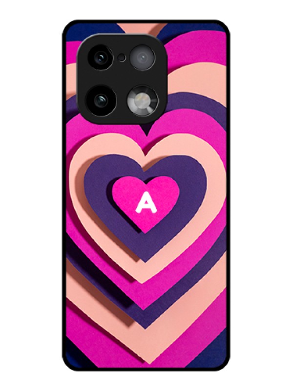Custom Realme 16 Pro Plus 5G Custom Glass Phone Case - Cute Heart Pattern Design
