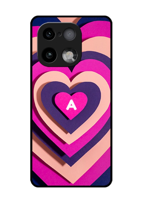Realme 16 Pro Plus 5G Custom Glass Phone Case - Cute Heart Pattern Design