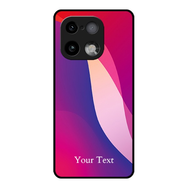 Realme 16 Pro Plus 5G Custom Glass Phone Case - Digital Abstract Overlap Design