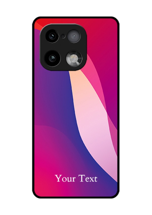 Realme 16 Pro Plus 5G Custom Glass Phone Case - Digital Abstract Overlap Design
