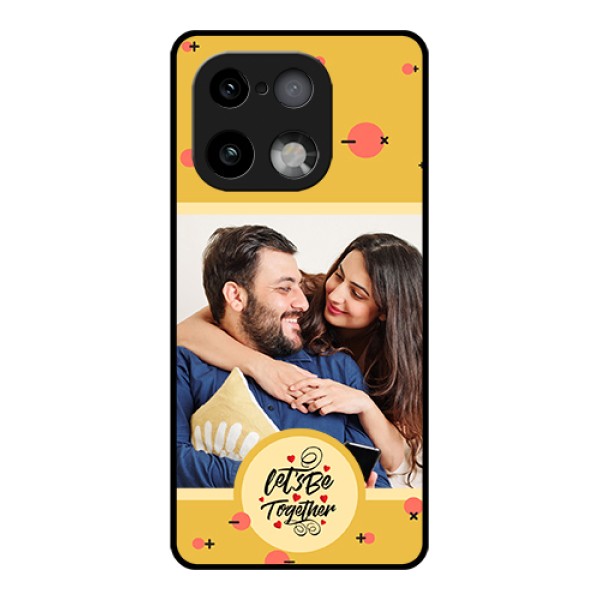 Realme 16 Pro Plus 5G Custom Glass Phone Case - Lets Be Together Design Realme 16 Pro Plus 5G Custom Glass Phone Case - Lets Be Together Design