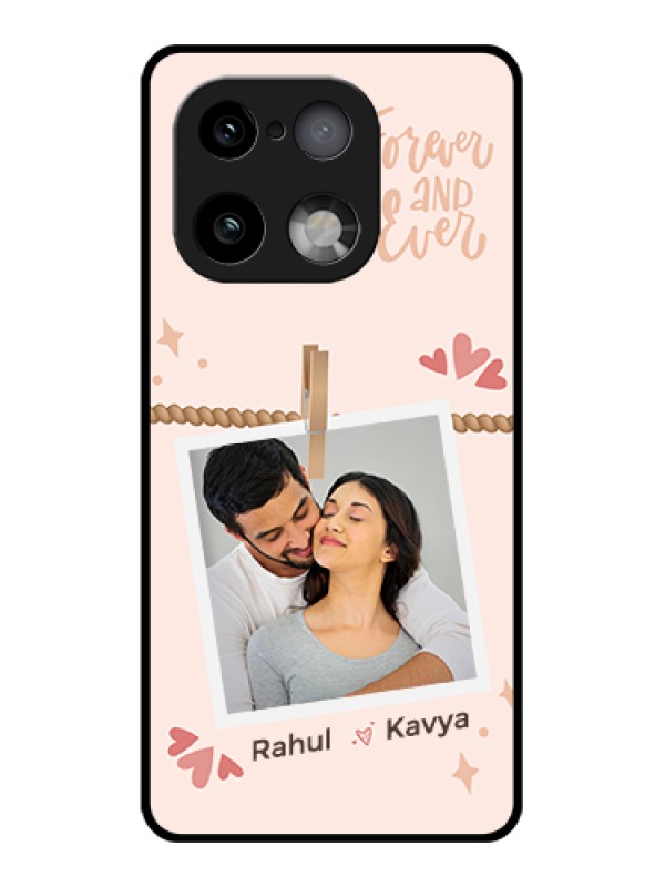 Custom Realme 16 Pro Plus 5G Custom Glass Phone Case - Forever And Ever Love Design