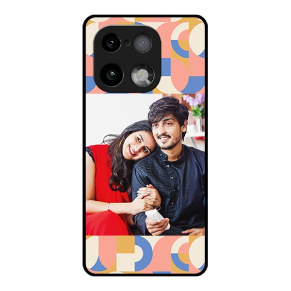 Realme 16 Pro Plus 5G Custom Glass Phone Case - Semi - Circle Maze Pattern Design Realme 16 Pro Plus 5G Custom Glass Phone Case - Semi - Circle Maze Pattern Design