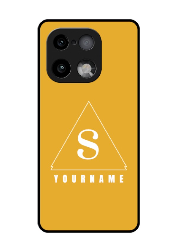 Realme 16 Pro Plus 5G Custom Glass Phone Case - Simple Triangle Design