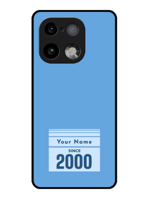 Custom Realme 16 Pro Plus 5G Custom Glass Phone Case - Custom Year Of Birth Design