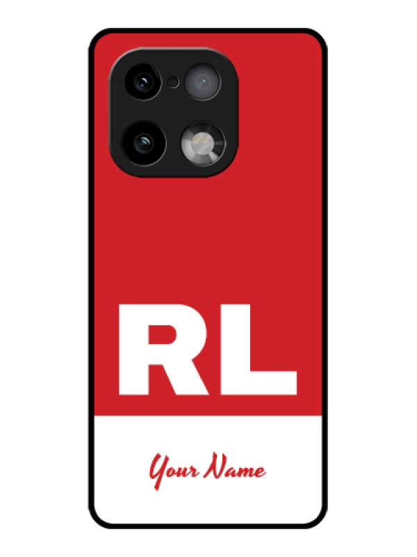 Custom Realme 16 Pro Plus 5G Custom Glass Phone Case - Dual Tone Custom Text Design