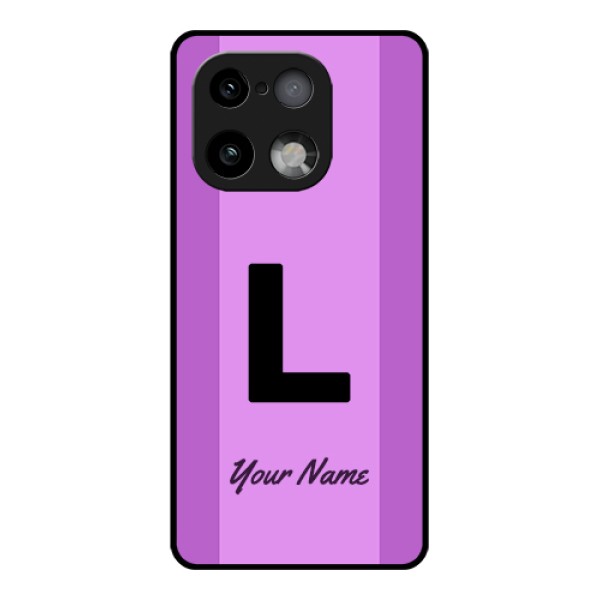 Realme 16 Pro Plus 5G Custom Glass Phone Case - Tricolor Custom Text Design Realme 16 Pro Plus 5G Custom Glass Phone Case - Tricolor Custom Text Design
