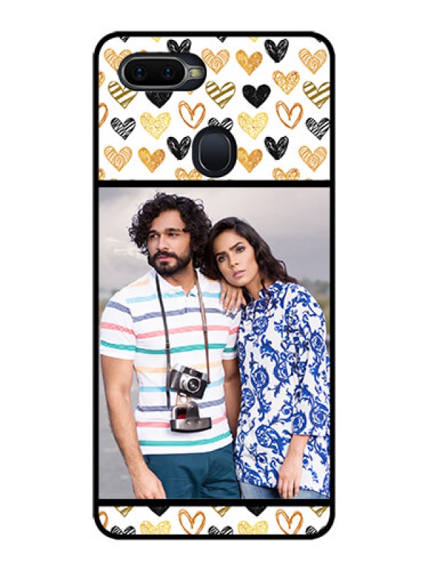 Custom Realme 2 Pro Photo Printing on Glass Case  - Love Symbol Design