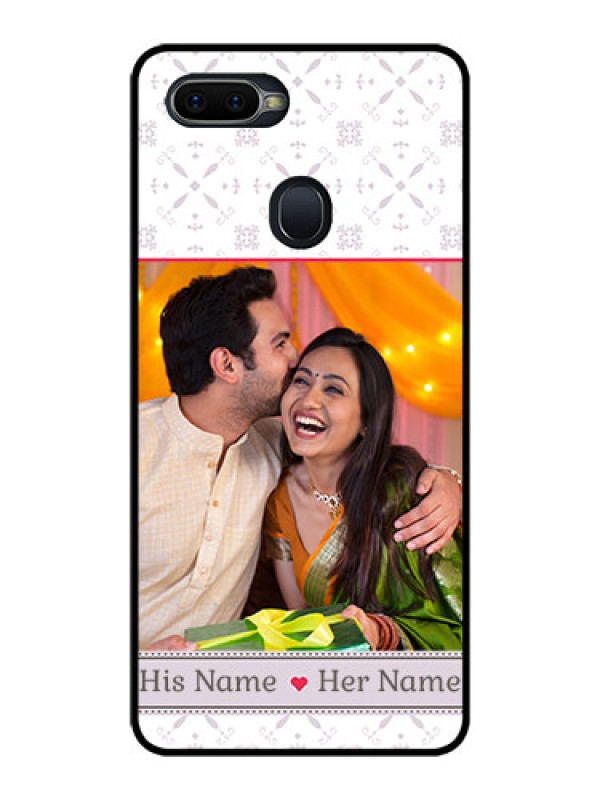 Custom Realme 2 Pro Custom Glass Mobile Case  - with Photo and Ethnic Design