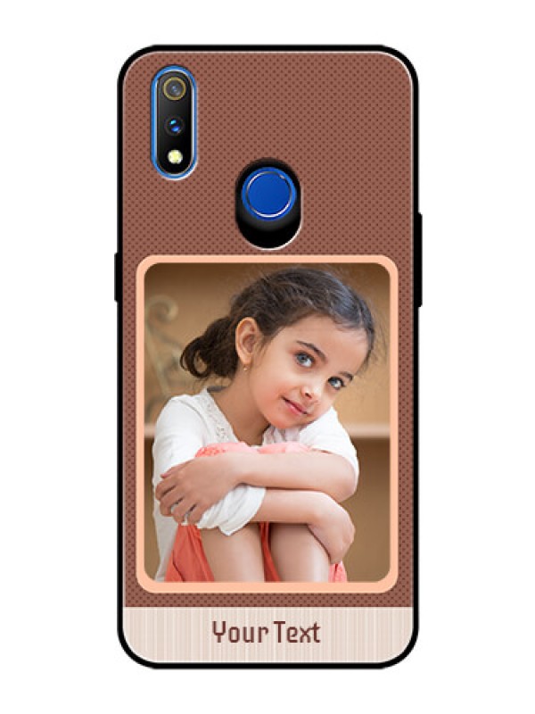 Custom Realme 3 Pro Custom Glass Phone Case  - Simple Pic Upload Design