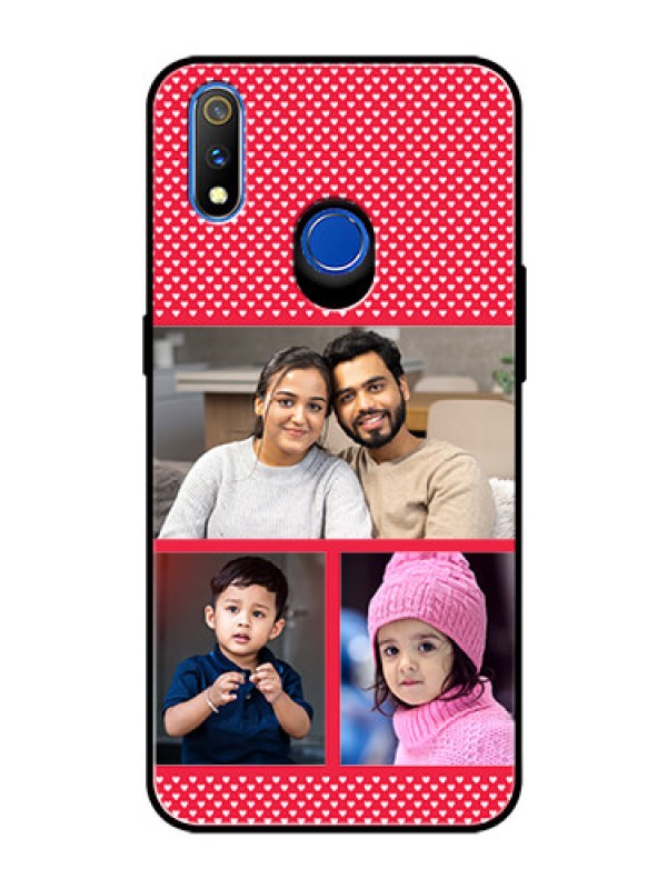 Custom Realme 3 Pro Personalized Glass Phone Case  - Bulk Pic Upload Design