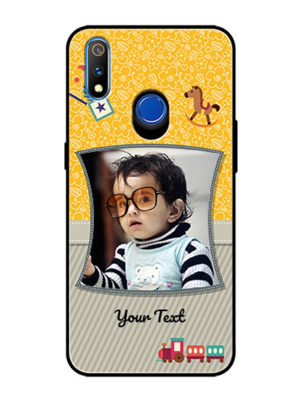 Custom Realme 3 Pro Personalized Glass Phone Case  - Baby Picture Upload Design