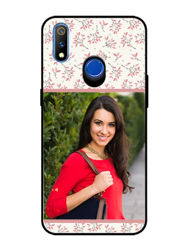 Custom Realme 3 Pro Custom Glass Phone Case  - Premium Floral Design
