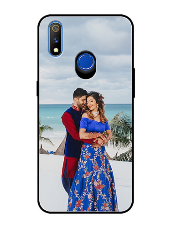 Custom Realme 3 Pro Photo Printing on Glass Case  - Upload Full Picture Design