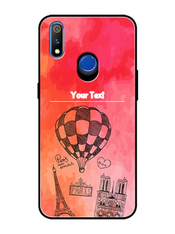 Custom Realme 3 Pro Custom Glass Phone Case  - Paris Theme Design