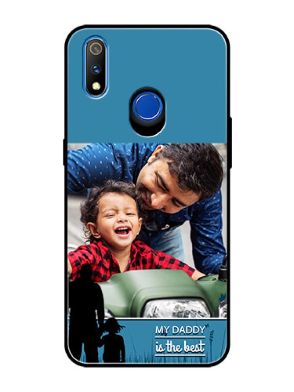 Custom Realme 3 Pro Custom Glass Mobile Case  - Best dad design 