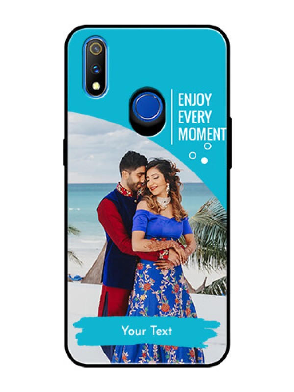 Custom Realme 3 Pro Custom Glass Mobile Case  - Happy Moment Design