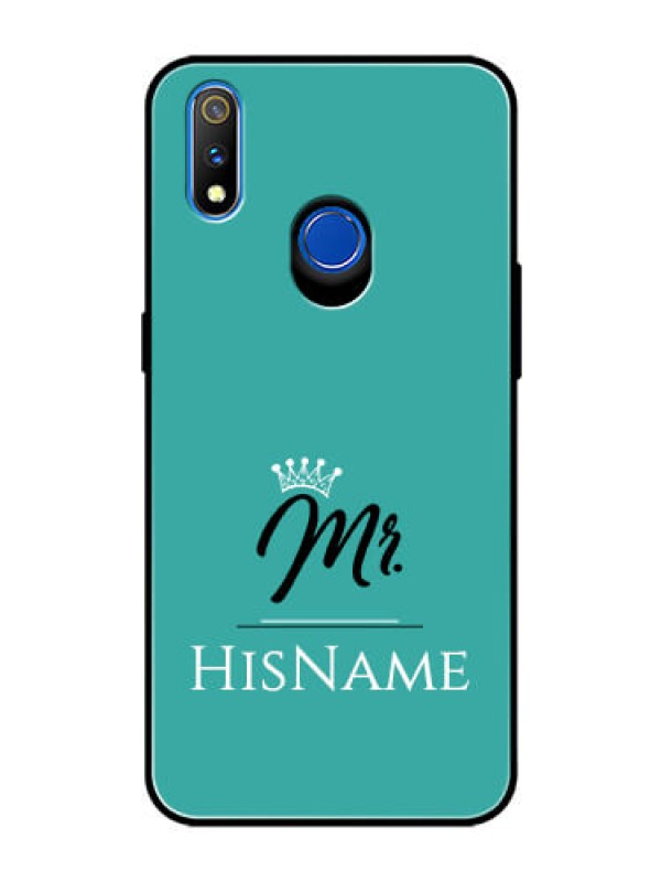 Custom Realme 3 Pro Custom Glass Phone Case Mr with Name