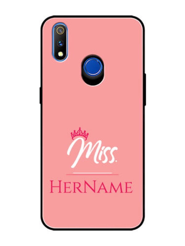 Custom Realme 3 Pro Custom Glass Phone Case Mrs with Name