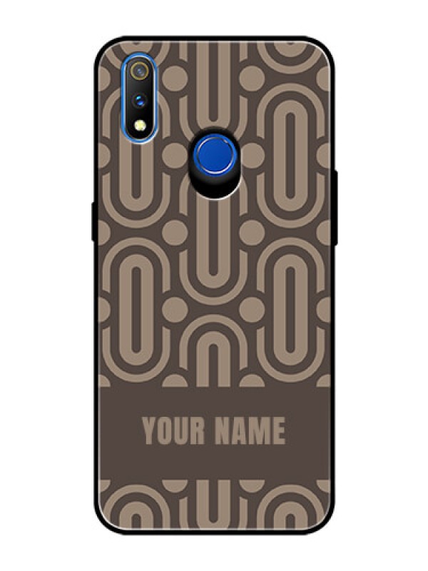 Custom Realme 3 Pro Custom Glass Phone Case - Captivating Zero Pattern Design