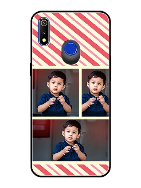 Custom Realme 3 Personalized Glass Phone Case  - Picture Upload Mobile Case Design