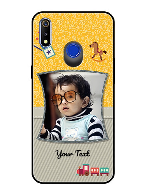 Custom Realme 3 Personalized Glass Phone Case  - Baby Picture Upload Design