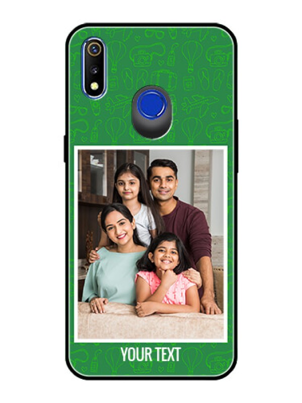 Custom Realme 3 Personalized Glass Phone Case  - Picture Upload Design