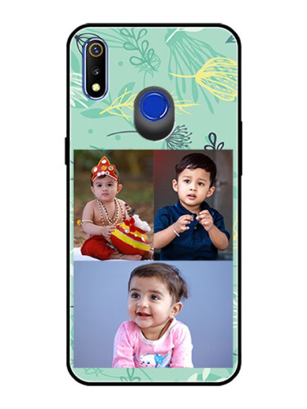 Custom Realme 3 Photo Printing on Glass Case  - Forever Family Design 