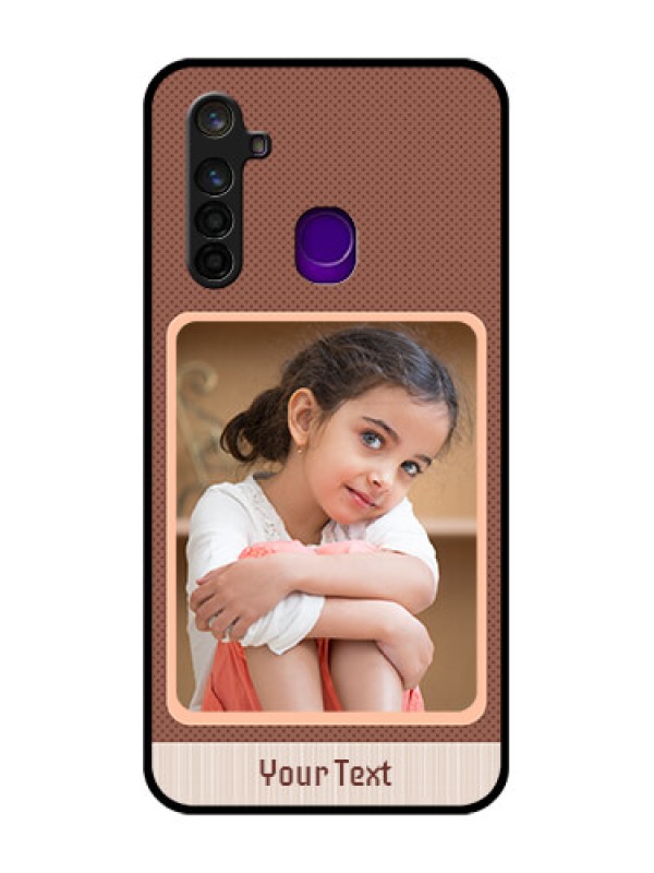 Custom Realme 5 Pro Custom Glass Phone Case  - Simple Pic Upload Design